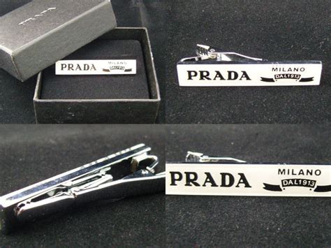 prada tie bar.